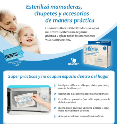 Bolsas Esterilizadoras Dr Browns para ML (2)